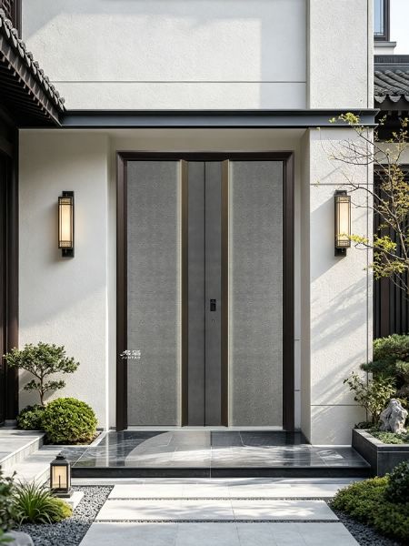 和合系列门板HH-002 见鹿纹