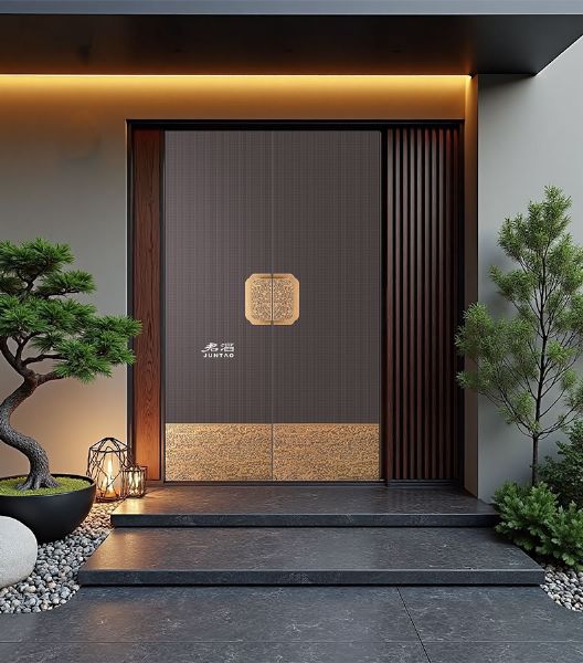 和合系列门板HH-021 方圆纹
